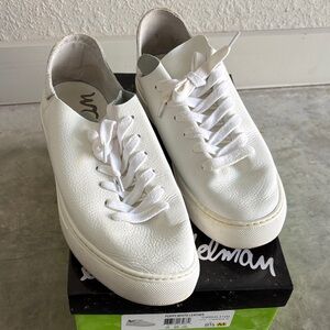 Sam Edelman Poppy White Leather Sneakers